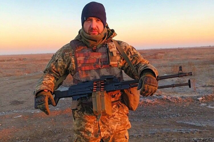 Волинянин Олександр Шеремета повернувся із заробітків, щоб стати на захист України 