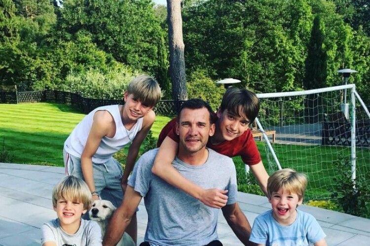 Андрій Шевченко похвалився своїми синами