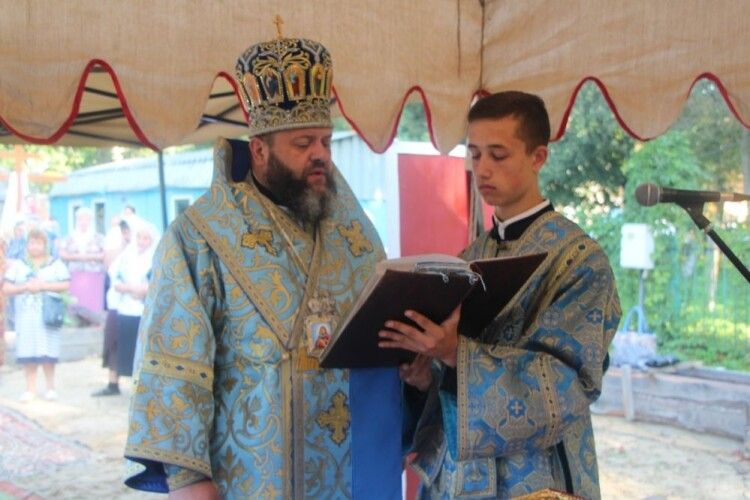 У Луцьку відзначили храмове свято на фундаменті церкви