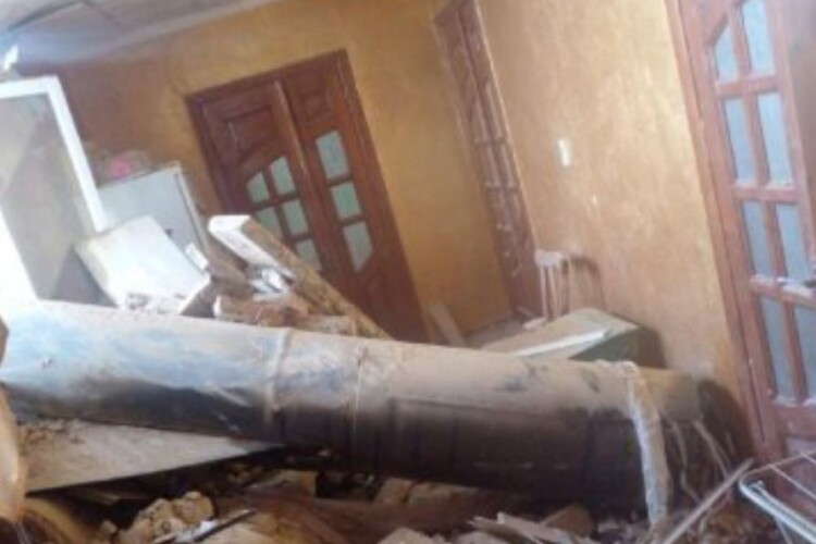 В селі на Івано-Франківщині ракета влетіла у будинок і не вибухнула, – ОП