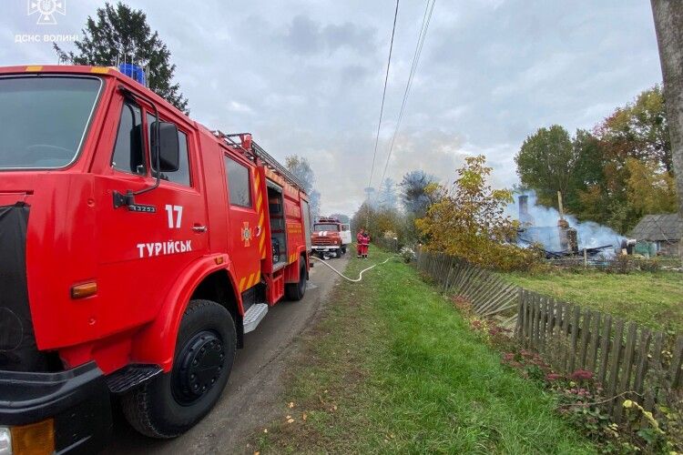 Двоє чоловіків загинули внаслідок пожежі житлового будинку на Волині