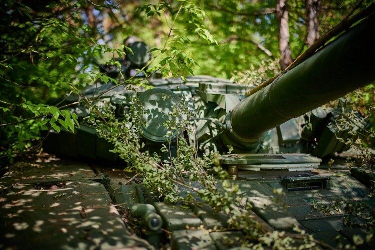 Бійці 100 бригади з Волині показали роботу танкістів на «нулі» (Відео)