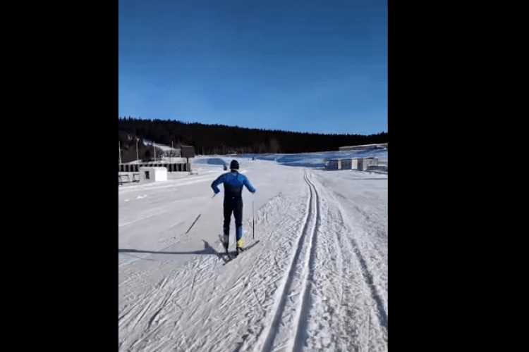 Тренер волинських біатлоністів станцював на лижах (Відео)