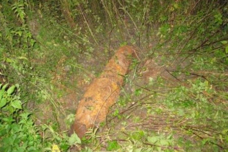 В Озютичах знищили авіаційну бомбу