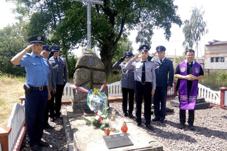 Українські та польські поліцейські вшанували пам'ять полеглих колег