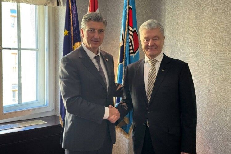 Петро Порошенко обговорив із прем’єром Хорватії Пленковичем потреби ЗСУ та євроінтеграцію України