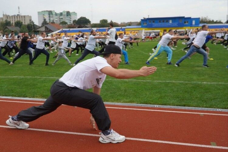 З міста на Волині стартував Європейський тиждень спорту в Україні (Фото)