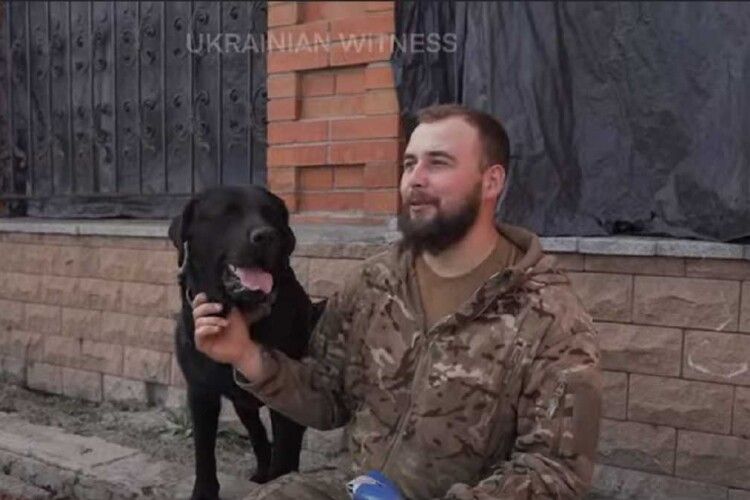 Красунчик на війні: історія собаки, який захищає Україну на передовій (Відео)