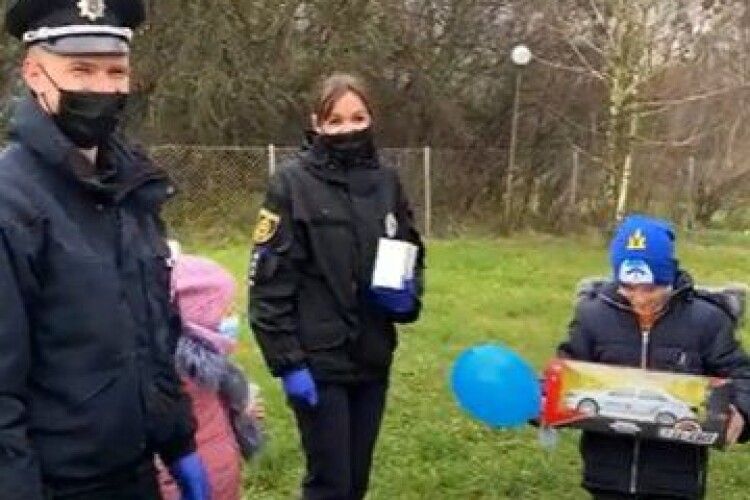 Поліцейські здійснили мрію 8-річного хлопчика з Рівненщини