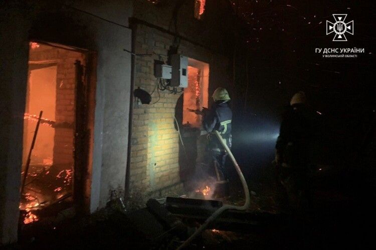 Вогонь наробив лиха на Волині