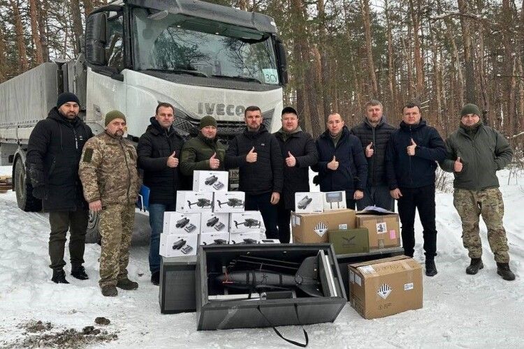 100 бригада подякувала волинським громадам за допомогу