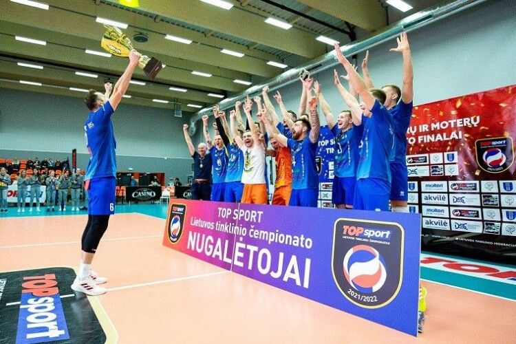 Українські волейболісти стали чемпіонами Литви (Відео, фото)
