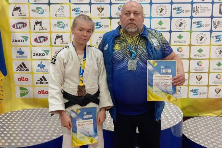 Волинянка увійшла до трійки призерів на чемпіонаті України з дзюдо 
