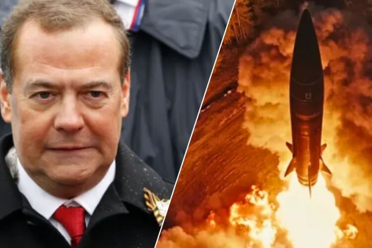 Медведєв опублікував відео удару «Орєшніком» по Львівщині і пригрозив Європі