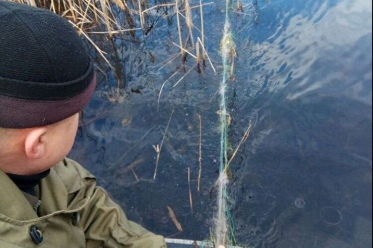 На озерах Шацького краю впіймали браконьєрів та вилучили незаконні знаряддя лову