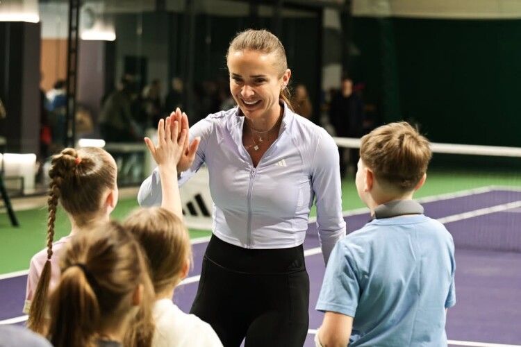 Еліна Світоліна провела майстер-клас для дітей у Луцьку