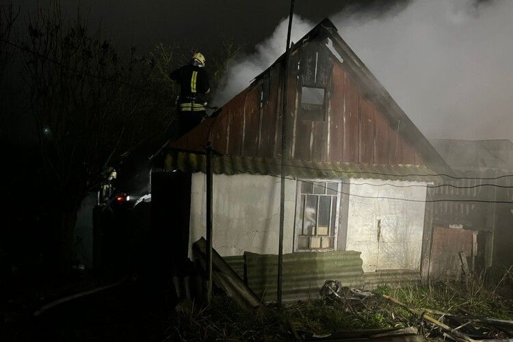 Через коротке замикання на Волині горів житловий будинок і господарська споруда