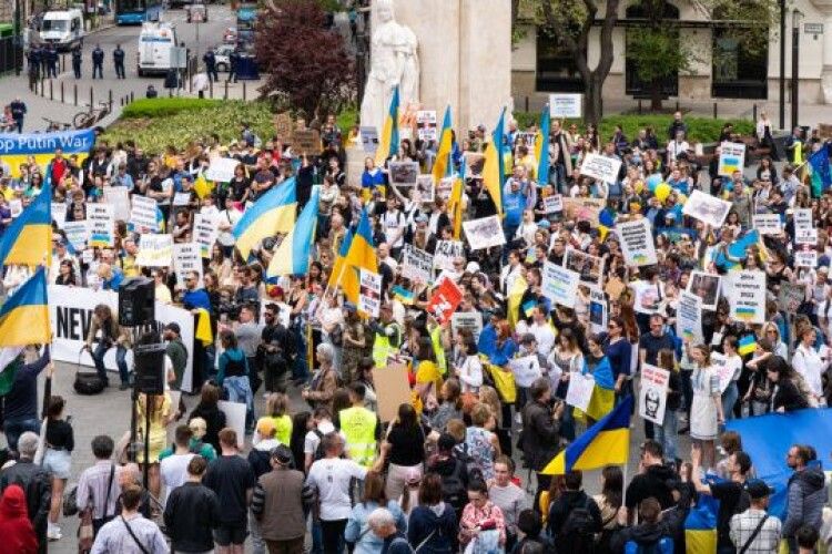 У Будапешті відбулась акція на підтримку України