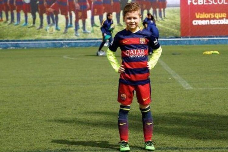 8-річний український талант став гравцем «Барселони»