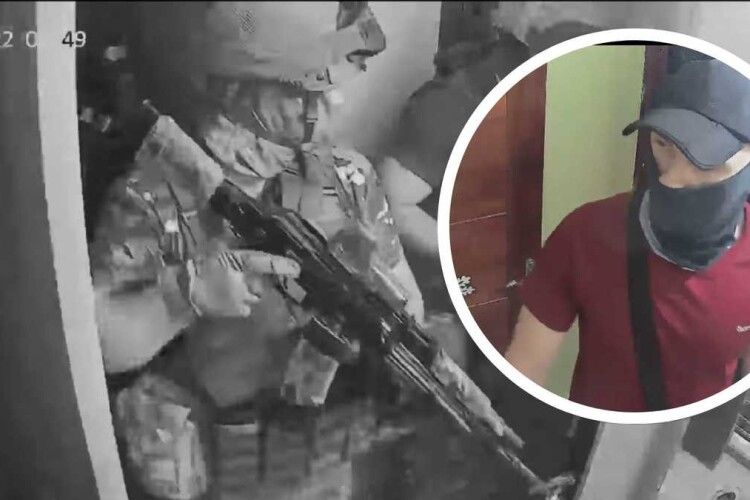Херсонець показав, як окупанти вдерлися до його квартири: відеозапис з камери