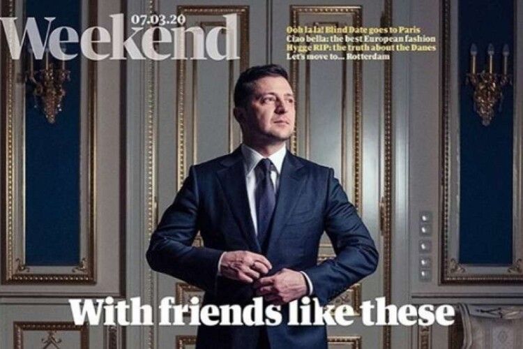 Зеленський знявся на столі для The Guardian та з Мендель у «халаті»
