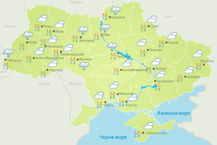 Погода: нинішній день передбачає погоду на вересень (Карти гідрометеоцентру і пісня)