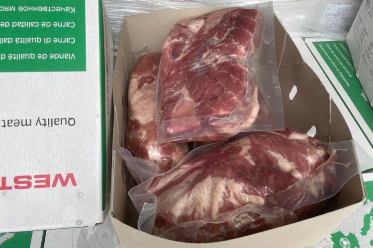 Волинські митники виявили контрабандне м’ясо вартістю понад 600  тисяч гривень (Фото)