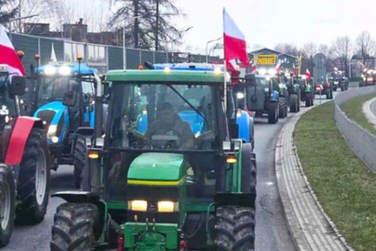 Фермери Польщі виходять на масштабні протести проти імпорту з України