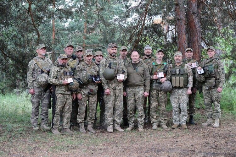 Нагородили бійців Ковельського батальйону Волинської тероборони