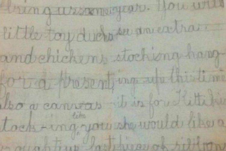 Унікальна знахідка: у Великобританії знайшли лист до Санта-Клауса, написаний 120 років тому