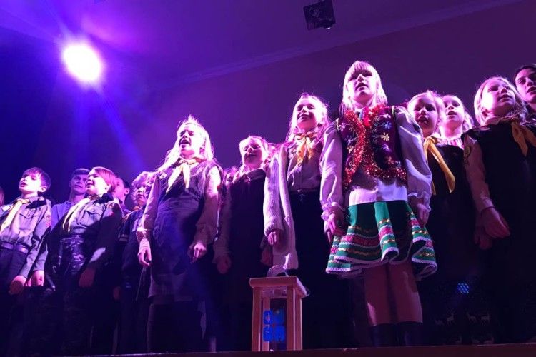 Волинські пластуни запалювали «Різдвяну свічечку»