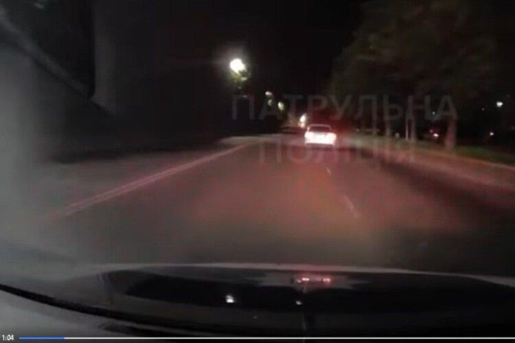 П'яний водій влаштував перегони у Луцьку (Відео)