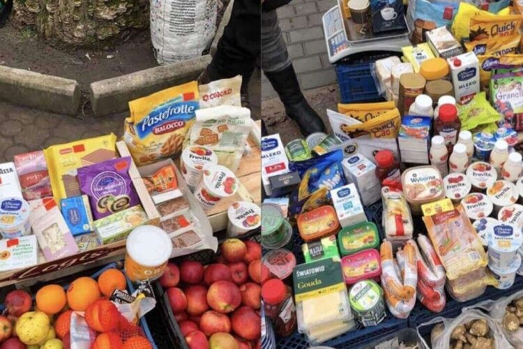 У Володимирі польські ковбасу та сметану продають «з землі»
