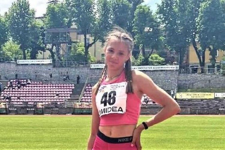 Юна ковельчанка стала чемпіонкою України з легкої атлетики