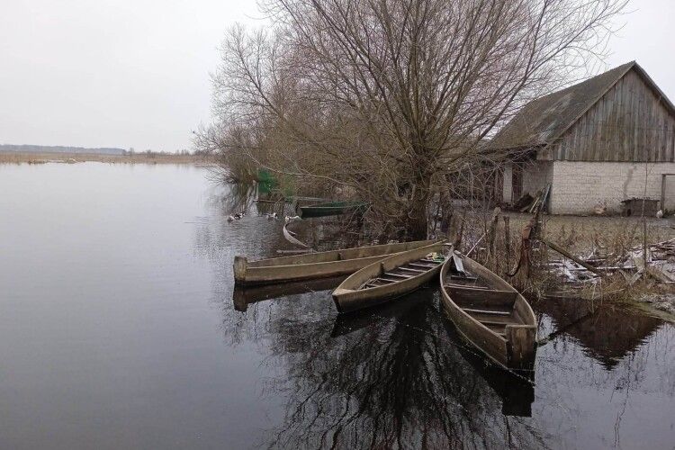 На Любешівщині затоплює території (Фото)