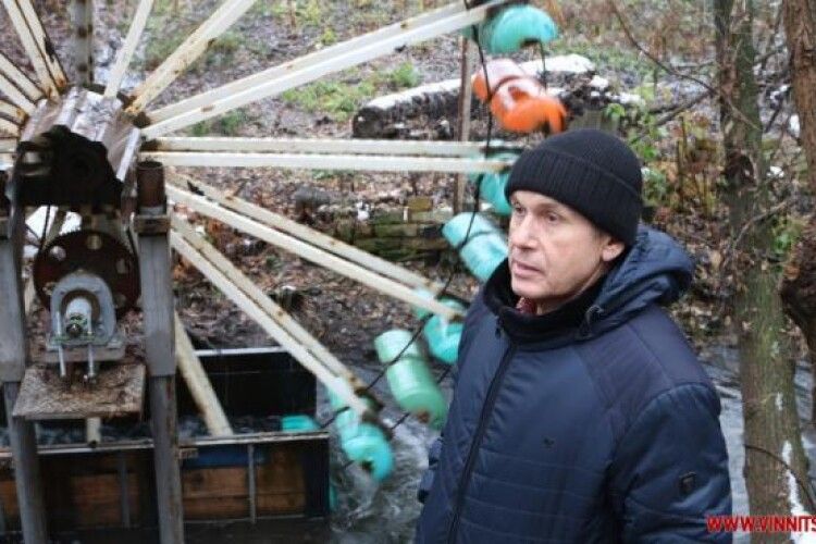 Житель Вінниці збудував власну міні-ГЕС на випадок блекауту