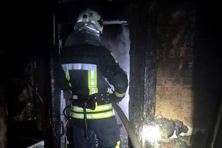 На Волині за добу сталося три пожежі в житловому секторі