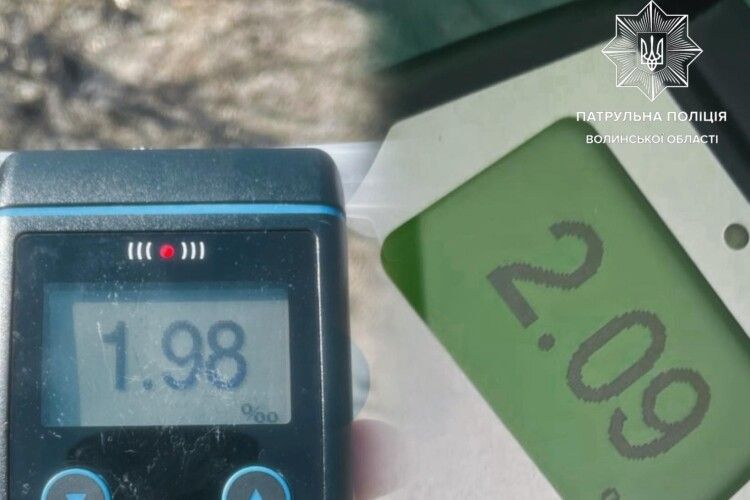 На волинських дорогах за добу виявили 4 любителів «оковитої»