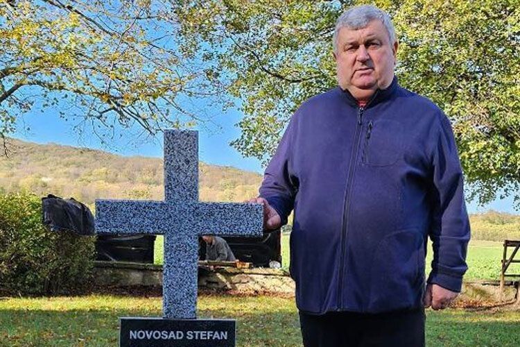 Нововолинець Ігор Новосад через 74 роки розшукав в Австрії діда і поставив на місці його загибелі хрест