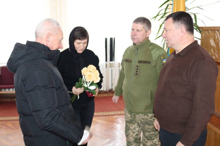 Батькам полеглого Героя з Волині вручили його посмертну нагороду