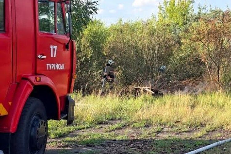 Дві пожежі за вечір: на Волині піймали «на гарячому» палія сухої трави