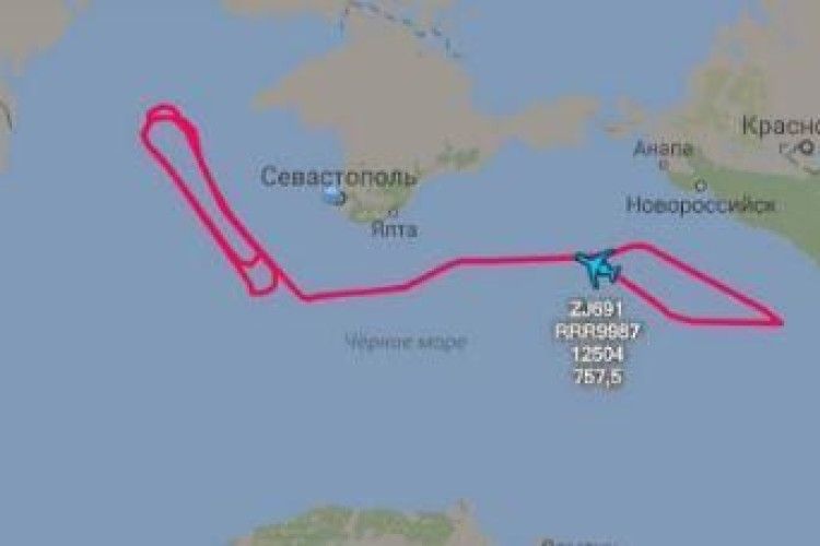 Британський військовий літак провів розвідку біля берегів окупованого Криму