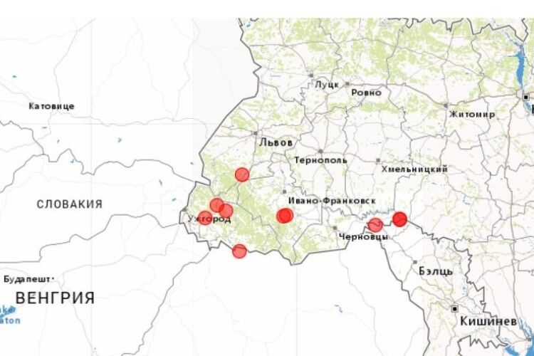 В Україні сталися три землетруси: люди відчували коливання у приміщеннях