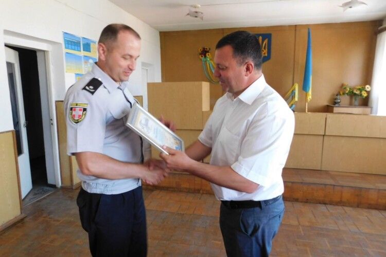 Горохівських правоохоронців нагородили з нагоди Дня дільничого офіцера поліції (Фото)