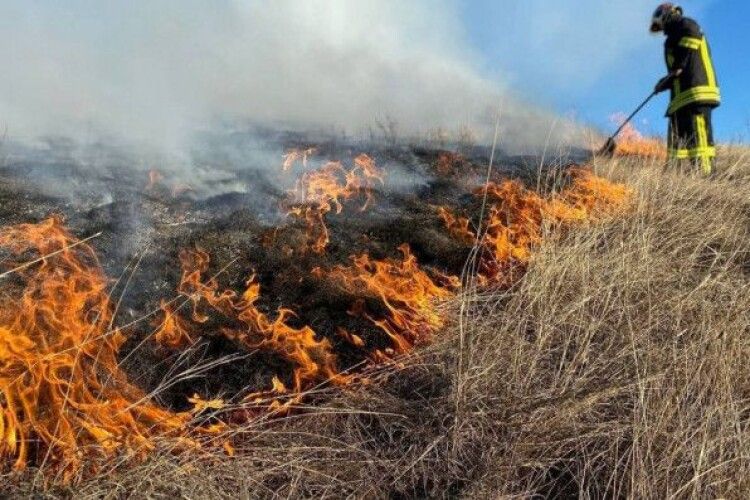 На Волині – високий рівень пожежної небезпеки