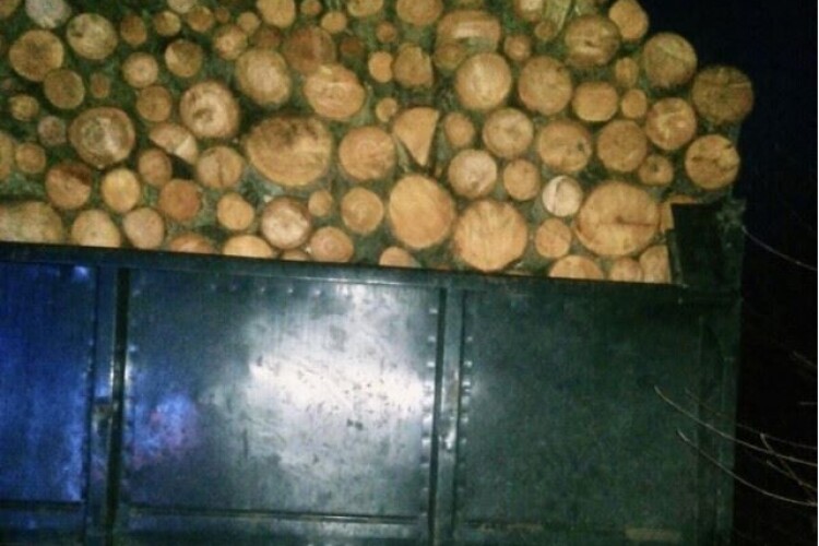 На Ковельщині затримали авто з підозрілою деревиною 