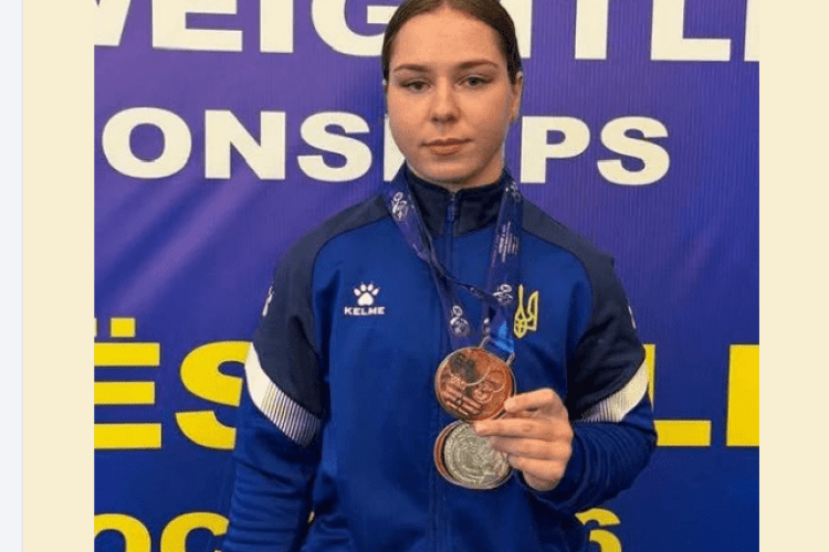 Волинська важкоатлетка здобула три нагороди на чемпіонаті Європи