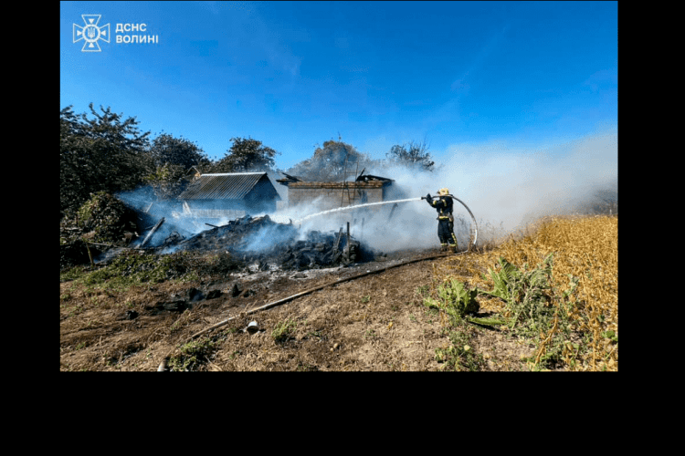 На Волині горів «Прикордонник»