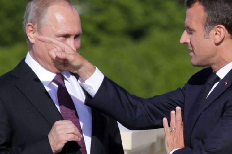 Cенцова для Путіна немає. Але він був змушений слухати вимогу Макрона