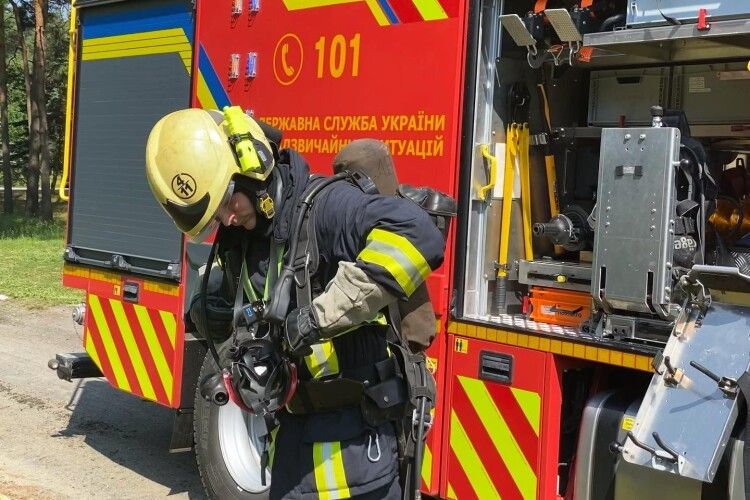 У місті на Волині відбулися навчання рятувальників (Фото)